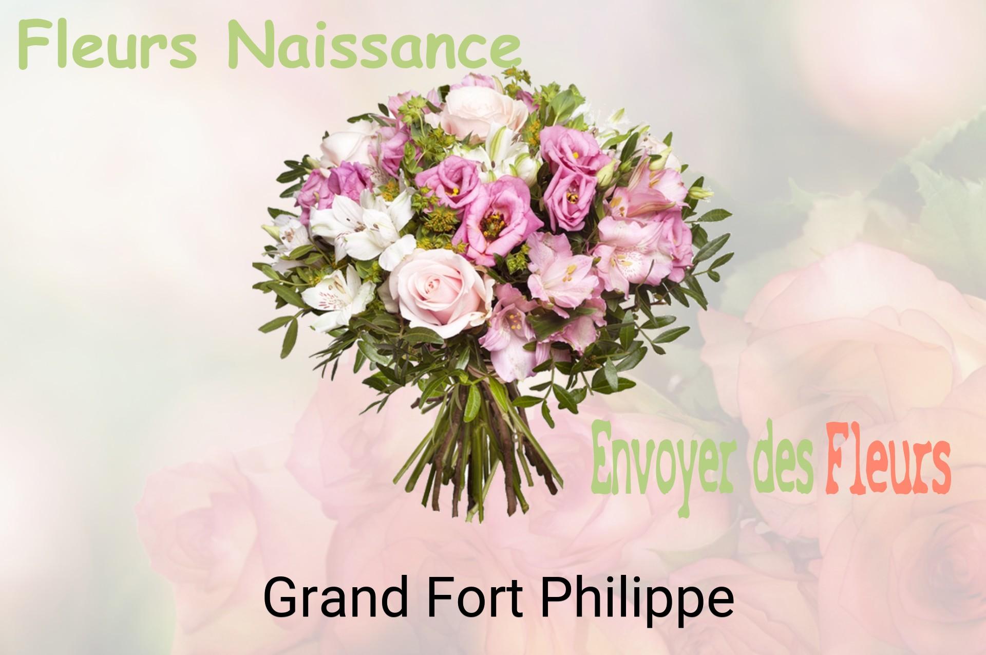Bouquet de fleurs de naissance livré à Grand-Fort-Philippe
